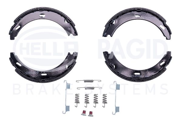 HELLA PAGID Комплект тормозных колодок, стояночная тормозная с 8DA 355 050-431